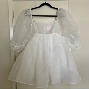 Selkie The Puff Dress in Ivory 2022